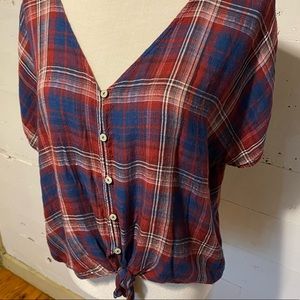 Plaid Top